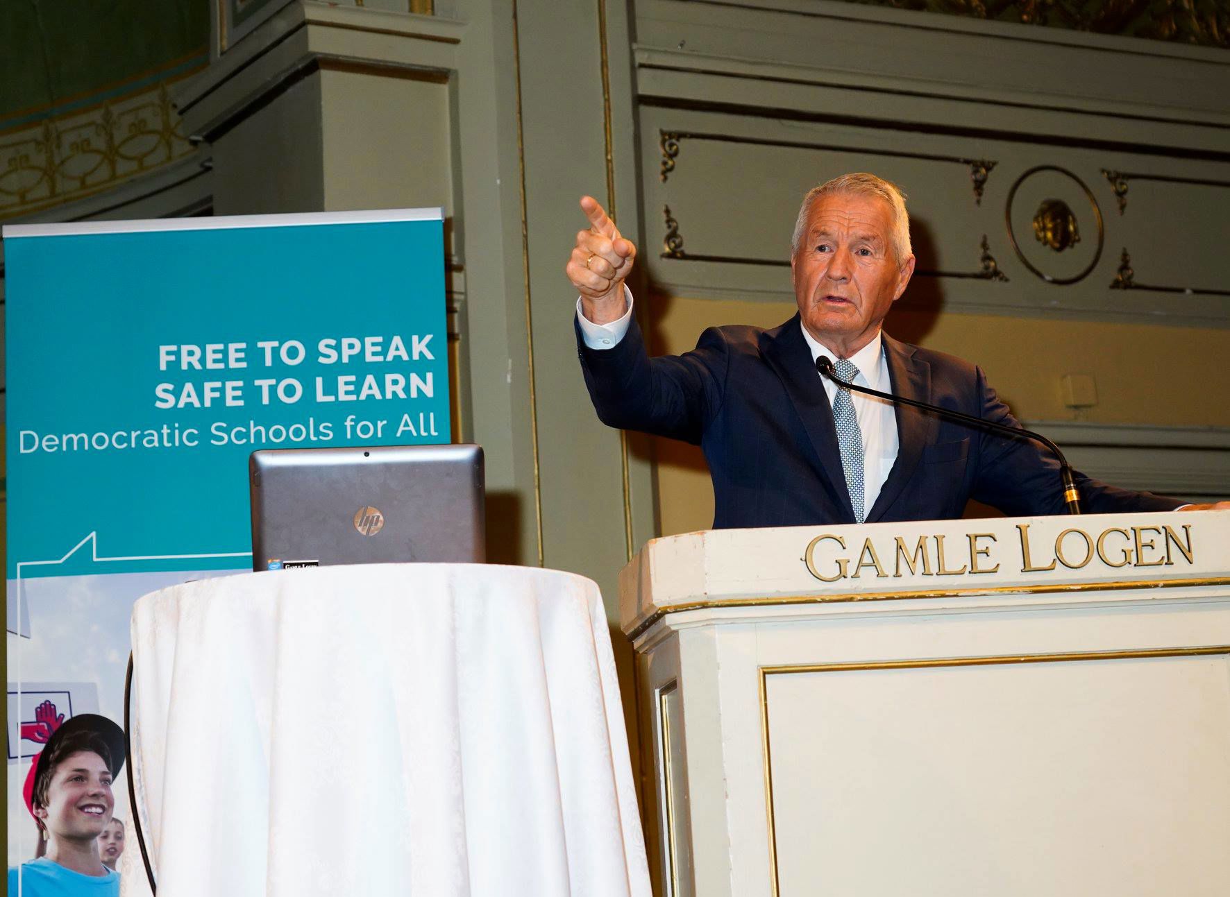 Vortrag von Thorbjørn Jagland, Generalsekretär, Europarat.