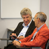 Walter Bircher (Rektor) und Roger Meier (Verwaltungsdirektor)