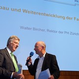 Walter Bircher mit Moderator Andi Melchior