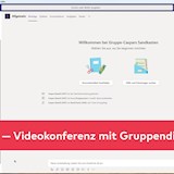 Teams - Szenario Videokonferenz mit Gruppendiskussion