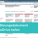 Kompetenzraster — Einschätzungsdokument auf OneDrive teilen