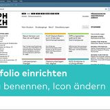 E-Portfolio einrichten 2022