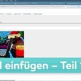 ILIAS-Seiteneditor - Bild einfügen Teil 1