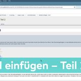 ILIAS-Seiteneditor - Bild einfügen Teil 2