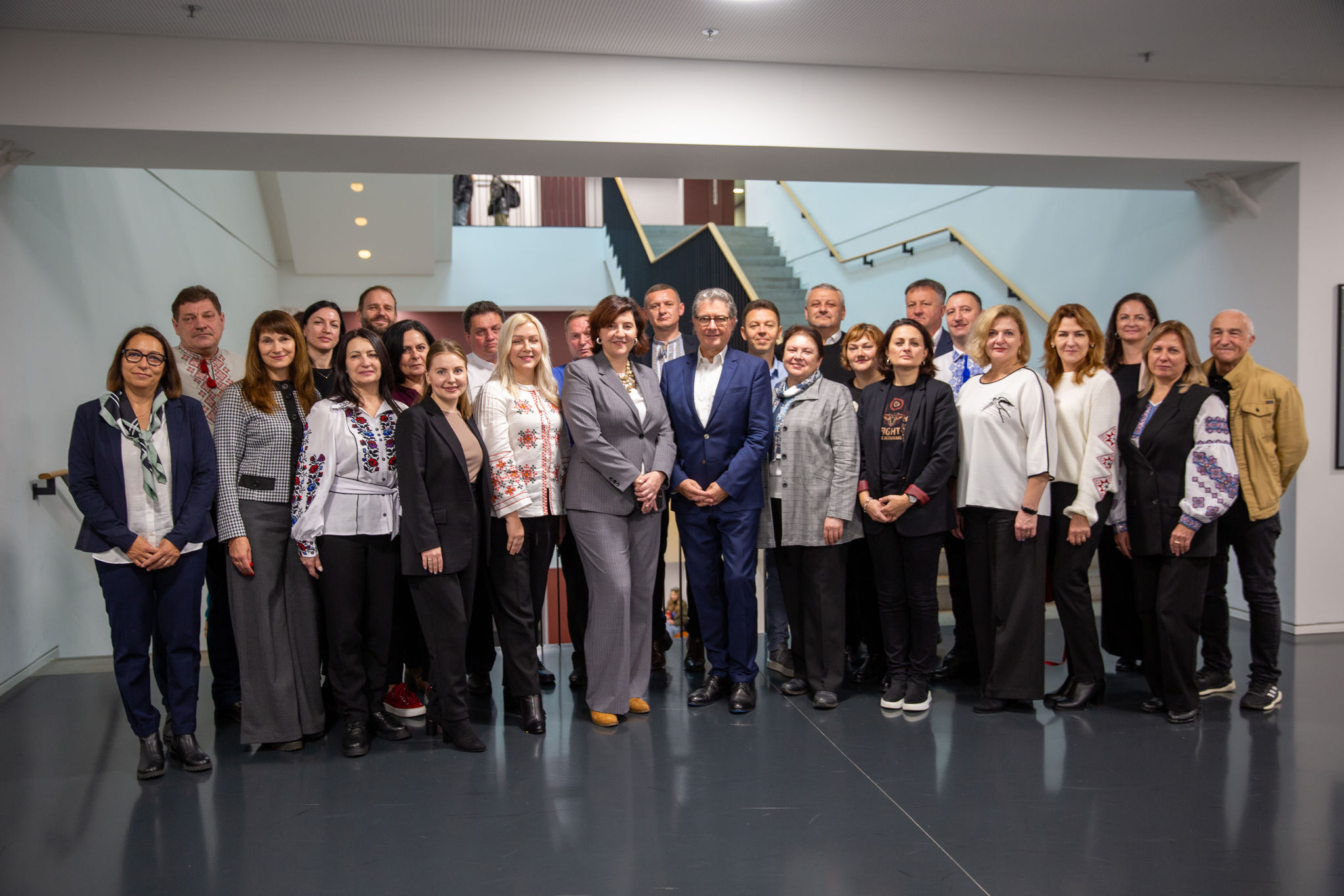 Delegation von DOCCU mit Rektor Heinz Rhyn