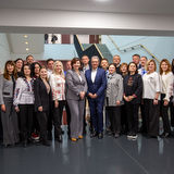 Delegation von DOCCU mit Rektor Heinz Rhyn