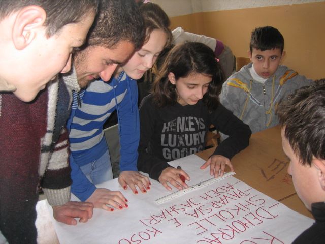 Students in Kosovo