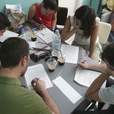 Workshop "Living Democracy" in der Schule Palaio Faliro, Athen