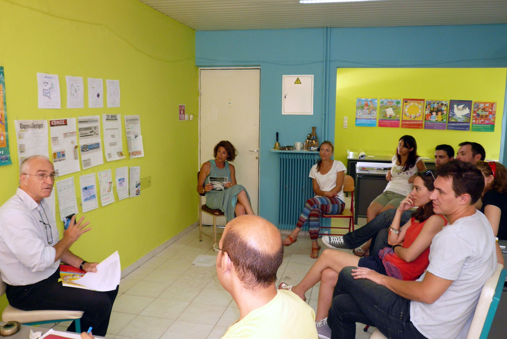 Workshop "Lving Democracy", Schule Palaio Faliro, Athen