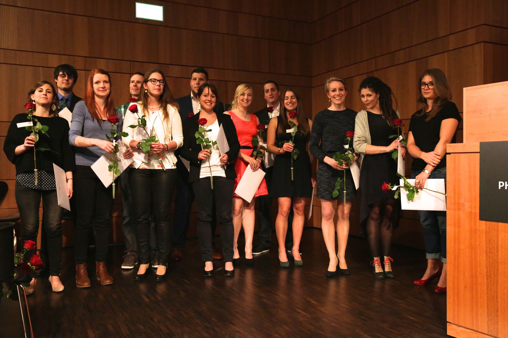Diplomfeier Sekundarstufe 1 April 2015