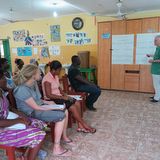 Urs Ruckstuhl. Workshop im Heim von "Chance for Children" in Hebron, ausserhalb von Accra.