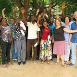 Der Staff von "Chance for Children" im Drop-in Center in Accra.