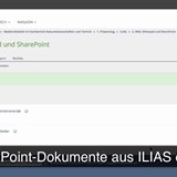 SharePoint-Dokumente aus ILIAS öffnen