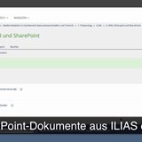 SharePoint-Dokumente aus ILIAS öffnen