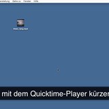 Videos mit dem Quicktime-Player kürzen (Mac)