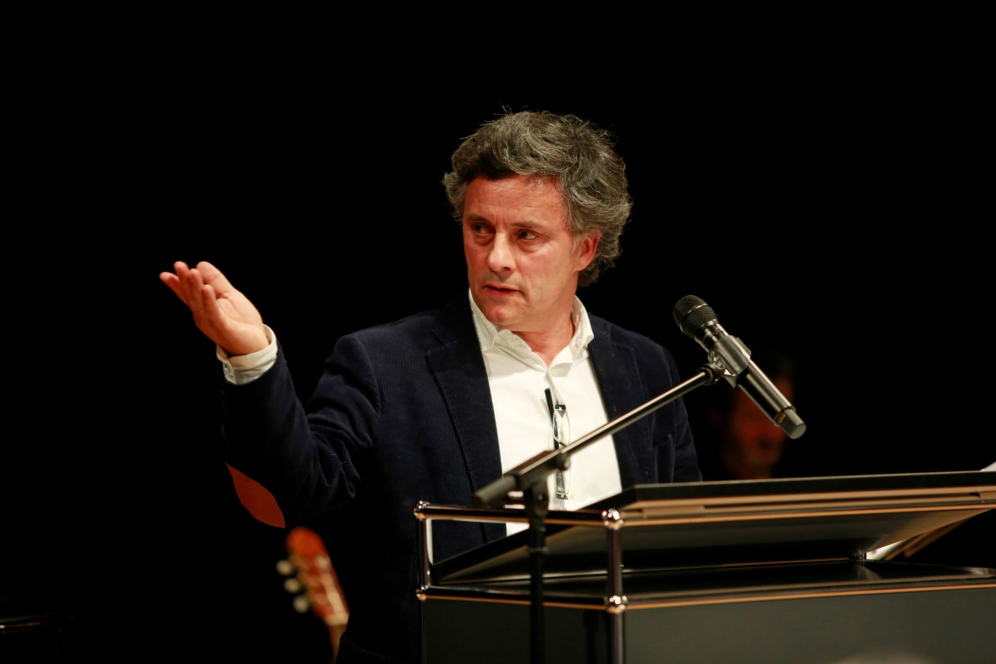 André Grieder (schule&kultur) vom Volksschulamt in seiner Gastrede