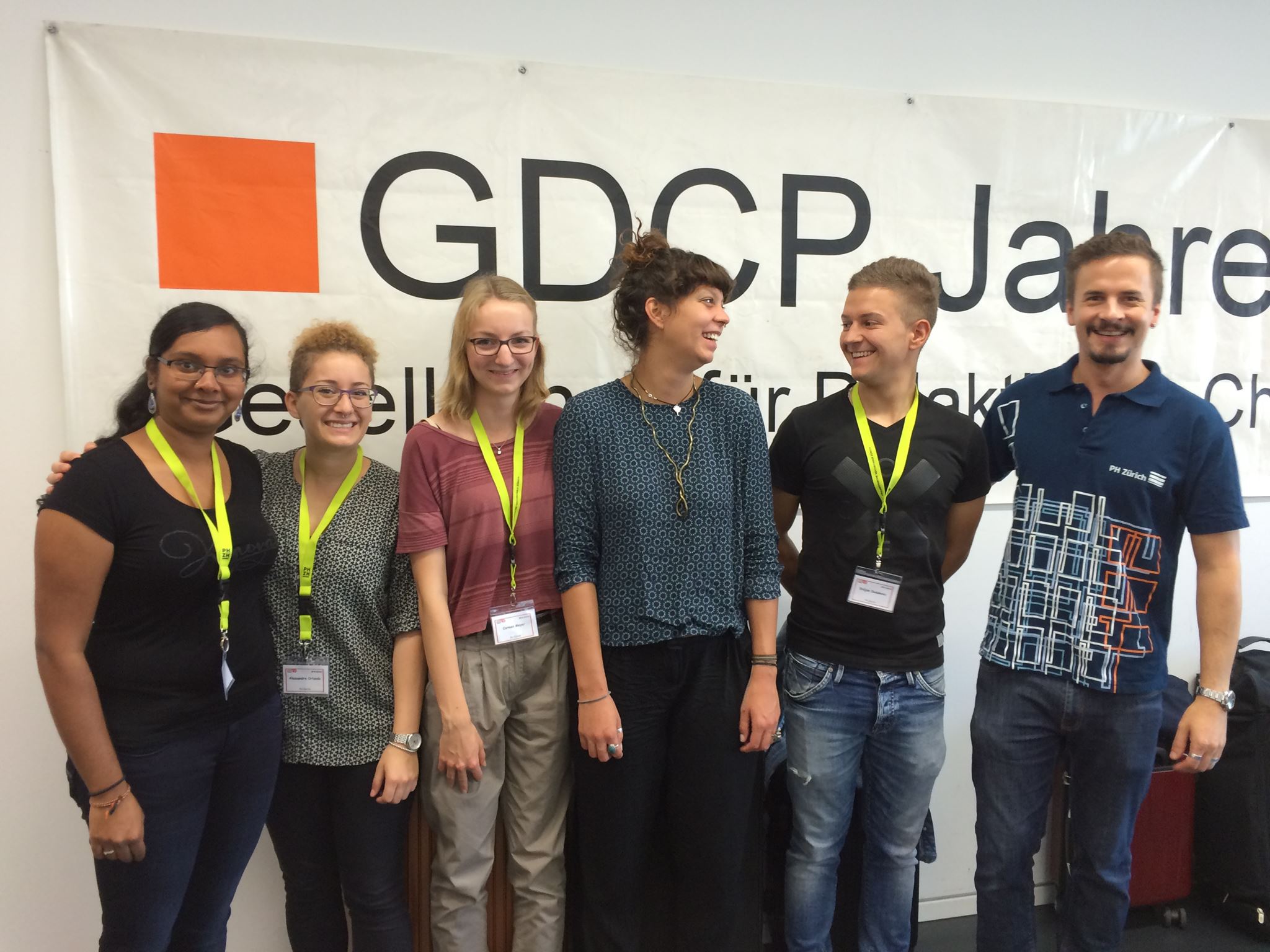 GDCP 2016 Team studentischen Hilfskräfte 