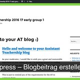 Wordpress Beitrag schreiben