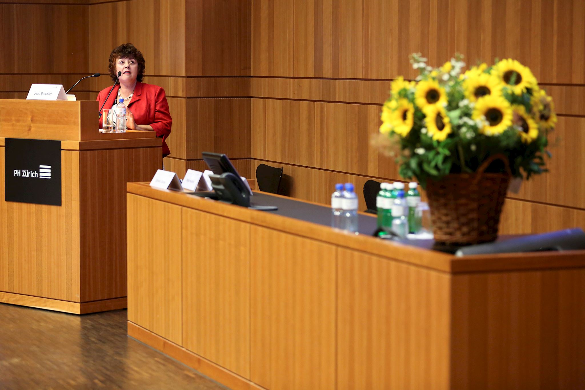 Jean Brewster an der Tagung